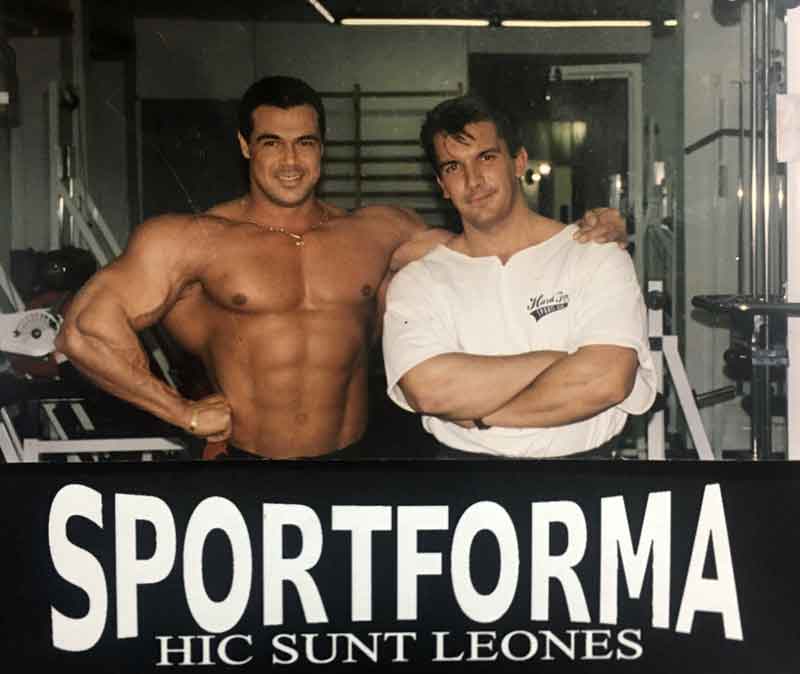 Guido Carli e Mauro Sarni in allenamento, anni ’90 – Archivio SPORTFORMA